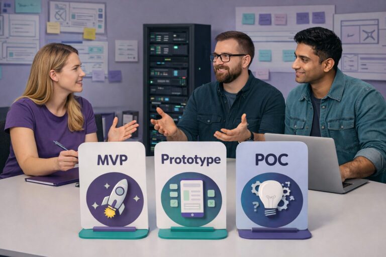 MVP vs Prototype vs POC Key Differences Explained