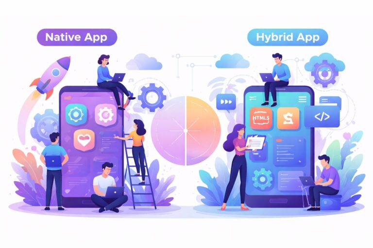 difference between native app and hybrid app-featured image