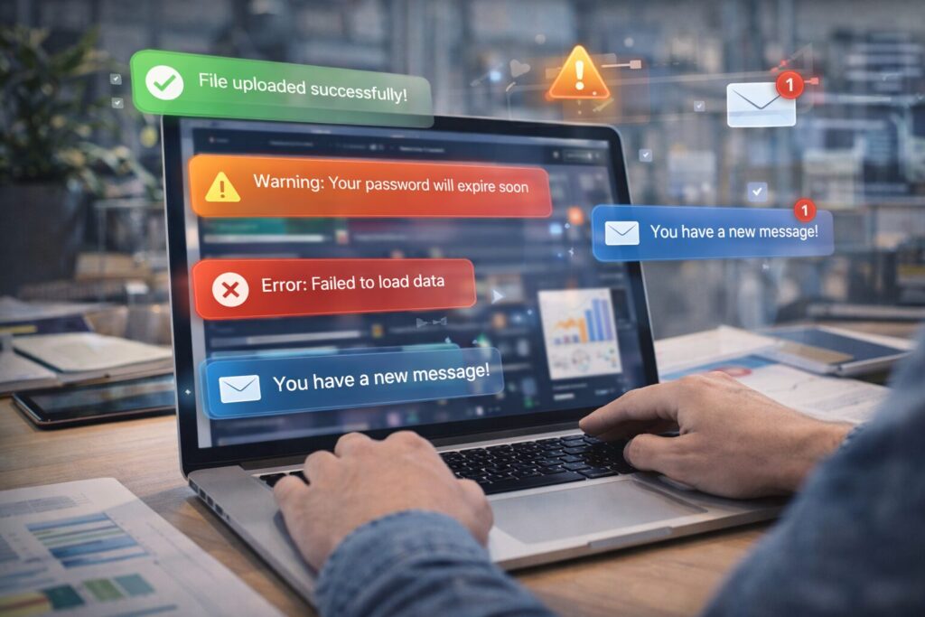 what are toast notifications